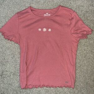 Hollister Mauve-Pink Daisy tee